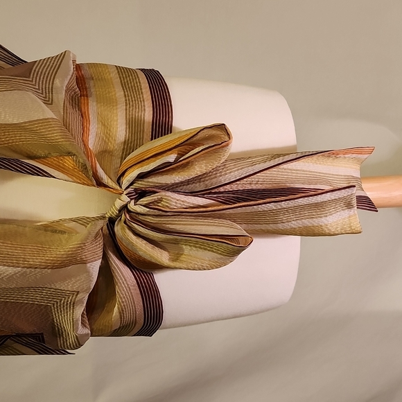 BCBGMaxAzria Silk Layered Open Tie Back Camisole - Picture 11 of 16